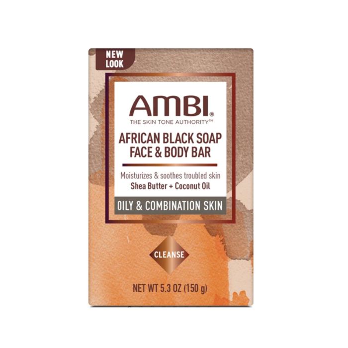 Ambi African Black Soap Face & Body Bar