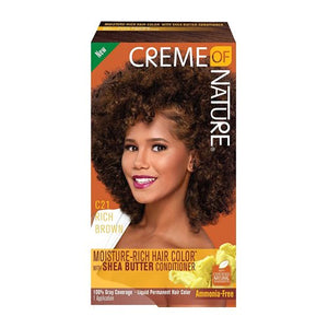 Creme Of Nature Moisture-Rich Hair Color C21 Rich Brown