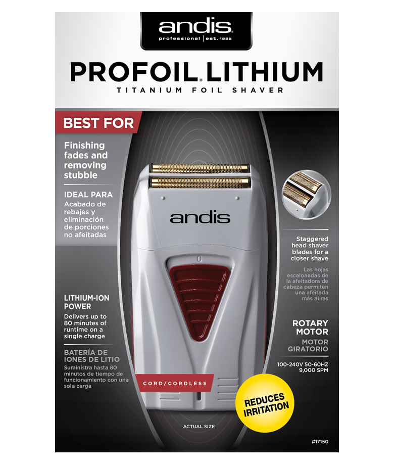 Andis Profoil Lithium Titanium Foil Model :TS-1