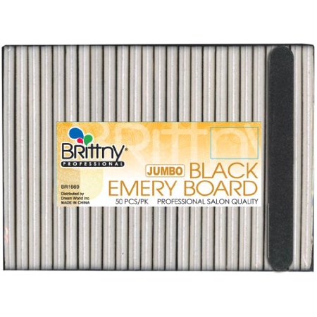 Brittny Black Emery Board Jumbo
