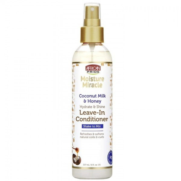African Pride Moisture Miracle Coconut Milk & Honey Leave-In Conditioner