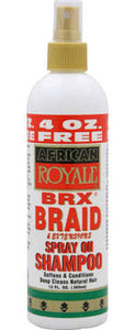 African Royal BRX Braid & Extension Spray on Shampoo