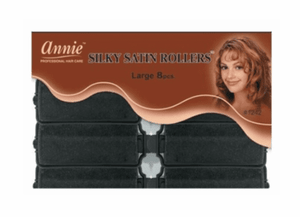Annie Soft Silky Satin Rollers Large