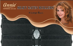 Annie Soft Satin Rollers XL