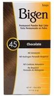 Bigen Permanent Powder Hair Color #45, Chocolate