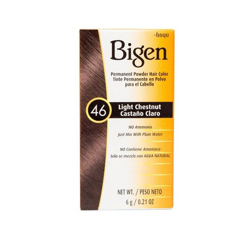 Bigen Permanent Powder Hair Color #46, Light Chestnut