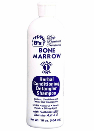 B's Deep Penetrait Treatment Bone Marrow Phase One Herbal Conditioning Detangler Shampoo