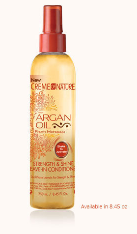 Crème of Nature with Argan Oil  Strength & Shine Leave-In- Conditioner