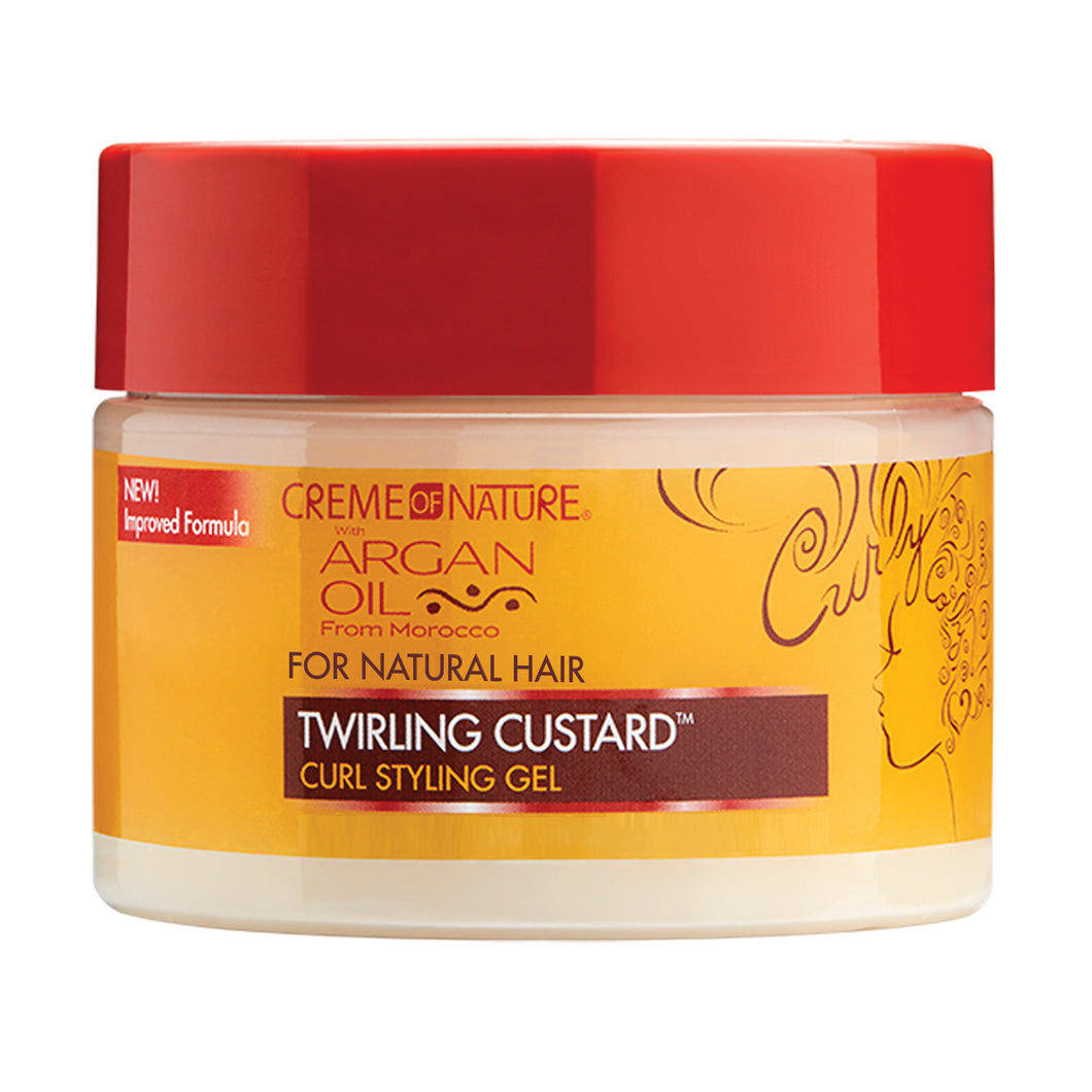 Crème of Nature with Argan Oil from Morocco for Natural Hair Curl & Hold Custard
