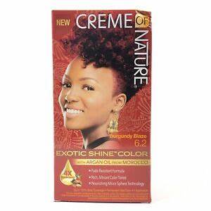 Crème of Nature Exotic Shine Color with Argan Oil from Morocco #6.2 Burgundy Blaze