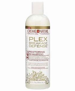Crème of Nature with Argan Oil from Morocco Plex Breakage Defense Step 2 restoring Shampoo