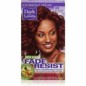 Dark and Lovely Fade Resist Hair Color #326 Berry Burgundy