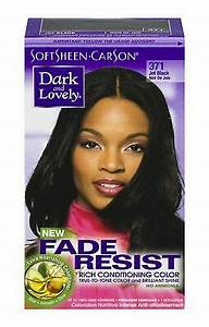 Dark and Lovely Fade Resist Hair Color #371 Jet Black