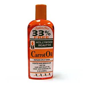 Hollywood Beauty Carrot Oil Repairs Split Ends