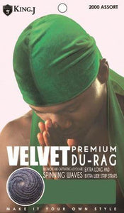 King J Velvet Premium Du Rag