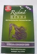 Reshma Henna Rich Conditioning Semi-Permanent Hair Color Natural Midnight Blue