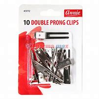 Annie 10Pc Double Prong Clips