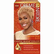 Crème of Nature Exotic Shine Color with Argan Oil from Morocco #9.23 Light Golden Blonde