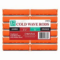 Donna Cold Wave Rods Jumbo 3 1/4, Orange