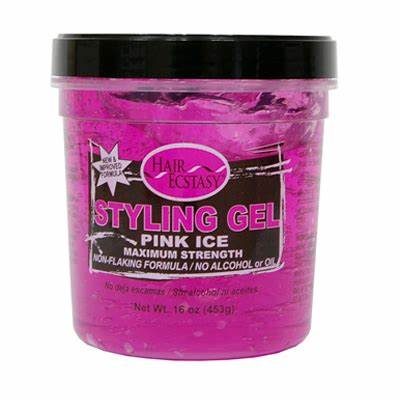Hair Ecstasy Styling Gel Pink Ice Maximum Strength