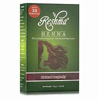 Reshma Henna Rich Conditioning Semi-Permanent Hair Color Natural Burgundy