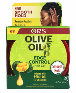 ORS Olive Oil Edge Control Hair Gel Infused with Pequi Oil for Smoothing
