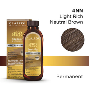 Miss Clairol Liquicolor Permanent 4NN Light Rich Neutral Brown