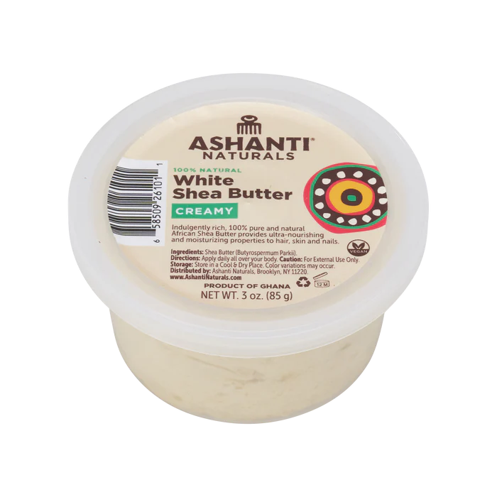 Ashanti Naturals White Creamy Shea Butter Travel Size