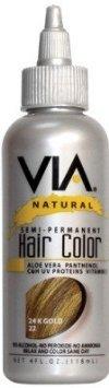 Via Natural Semi-Permanent Hair Color #22 24K Gold