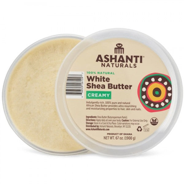 Ashanti Naturals White Creamy Shea Butter 15oz