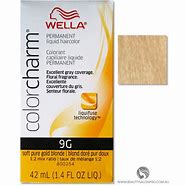 Wella Color Charm Hair Color 9G, Soft Pure Golden Blond