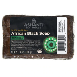 Ashanti Naturals 100% African Black Soap Tea Tree