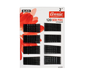 Annie Bob Pins, 120pc Black