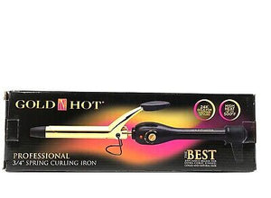 Gold N Hot Professional 3/4" Spring Curling Iron