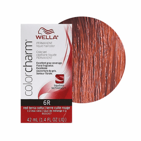 Wella Color Charm Hair Color 6R, Red Terra Cotta