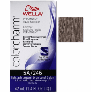 Wella Color Charm Hair Color 5A/246, Light Ash Brown