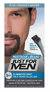 Just For Men Mustache & Beard Color M-50 Darkest Brown