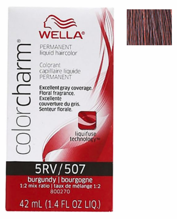 Wella Color Charm Hair Color 5RV/507, Burgundy